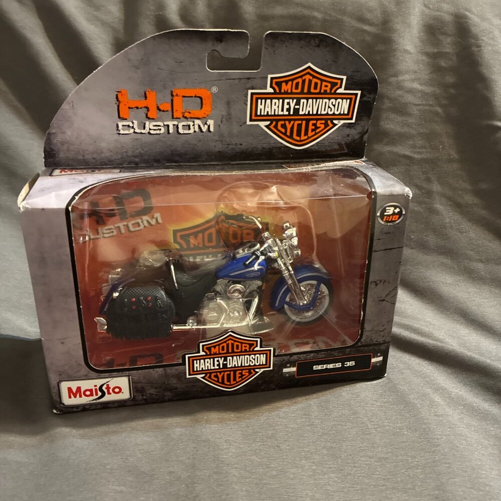 Harley Davidson Series Maisto 35 Blue #31360